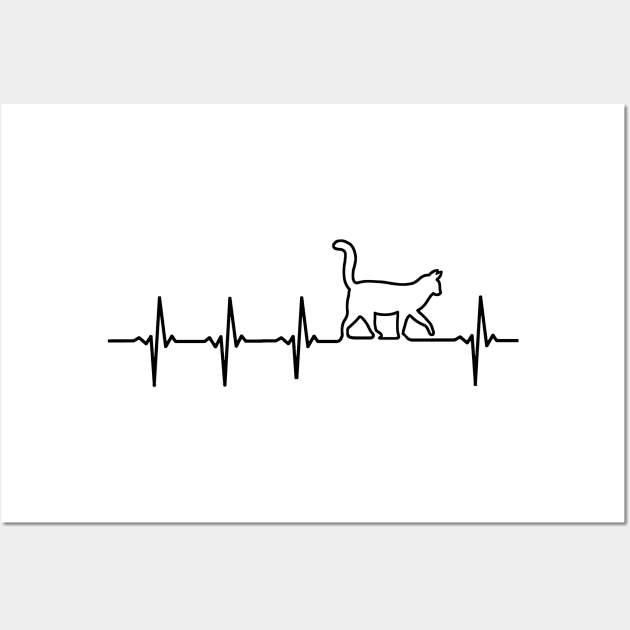 CAT Heartbeat EKG Wall Art by bearsmom42